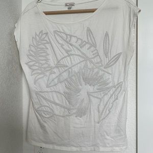 Gap Tropical Beaded Design Top